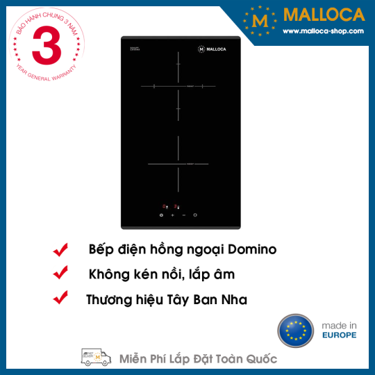 Bếp Điện Domino Malloca MDR 302