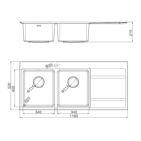 Chậu Rửa Malloca MS 7818