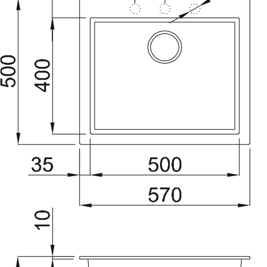 Chậu Rửa Malloca NERO K-10540