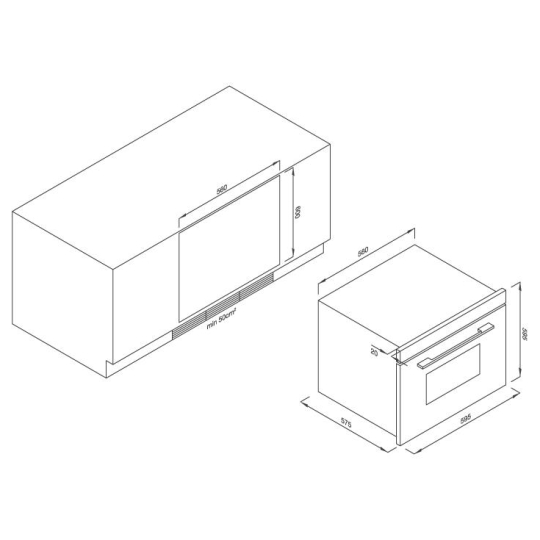 Lò Nướng Malloca MOV-65DE NEW