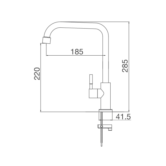 Vòi Rửa Chén Malloca K-115 XFIT
