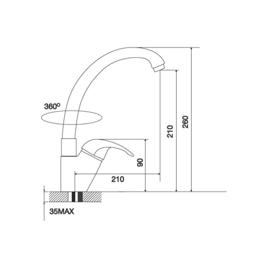 Vòi Rửa Chén Malloca K121
