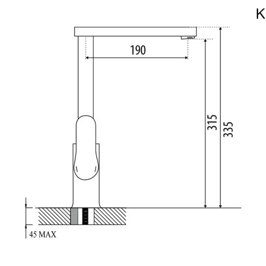 Vòi Rửa Chén Malloca K129T