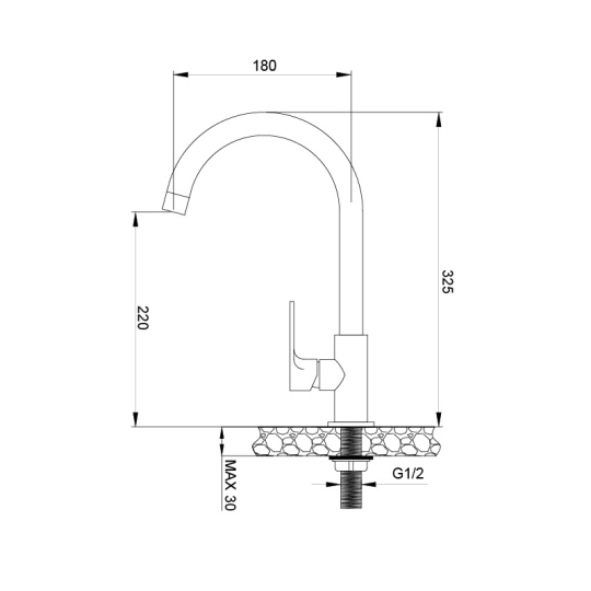 Vòi Rửa Chén Malloca K1603CL