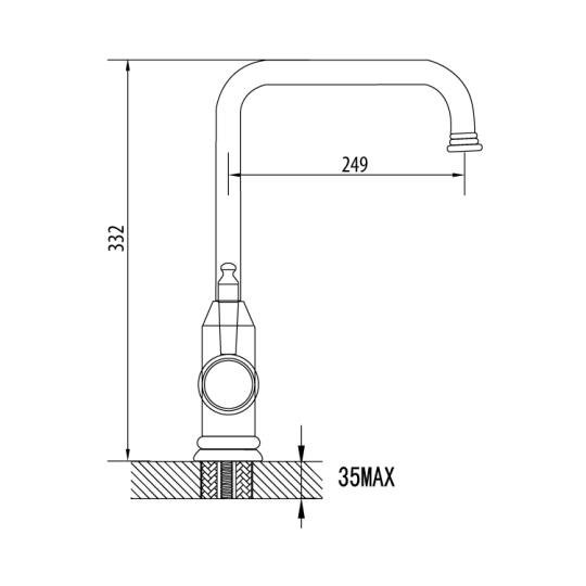 Vòi Rửa Chén Malloca K186