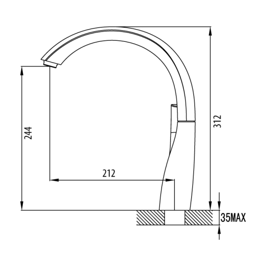 Vòi Rửa Chén Malloca K202C NEW