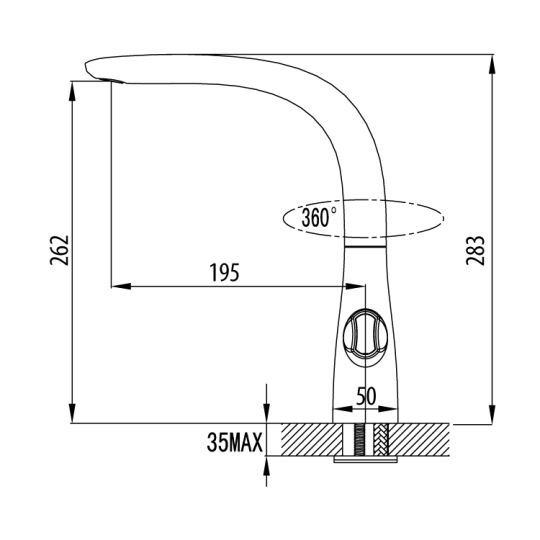 Vòi Rửa Chén Malloca K268C