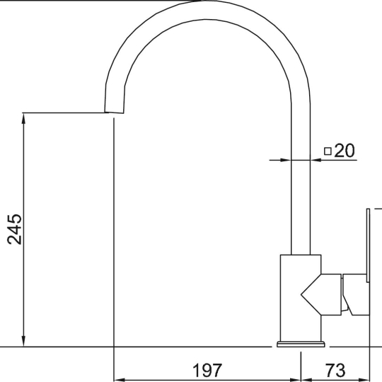 Vòi Rửa Chén Malloca MF-073