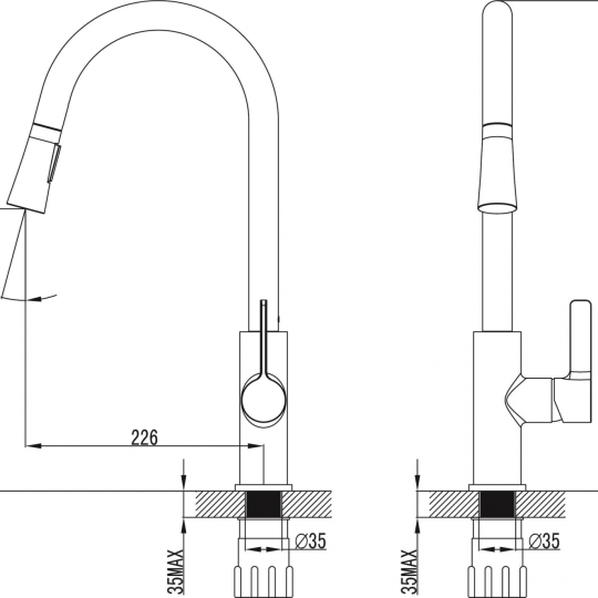 Vòi Rửa Malloca K012C
