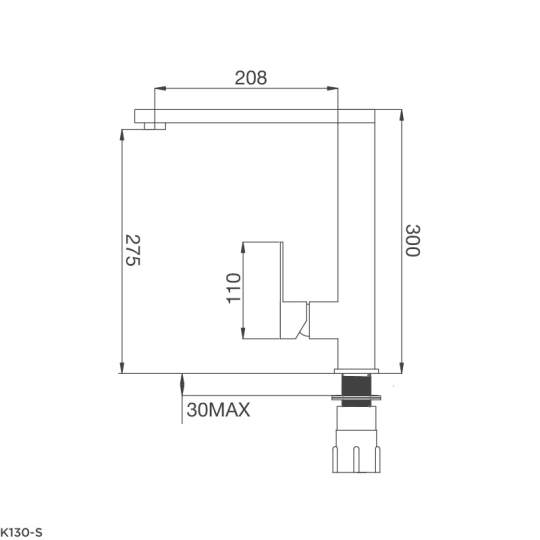 Vòi Rửa Malloca K130-S